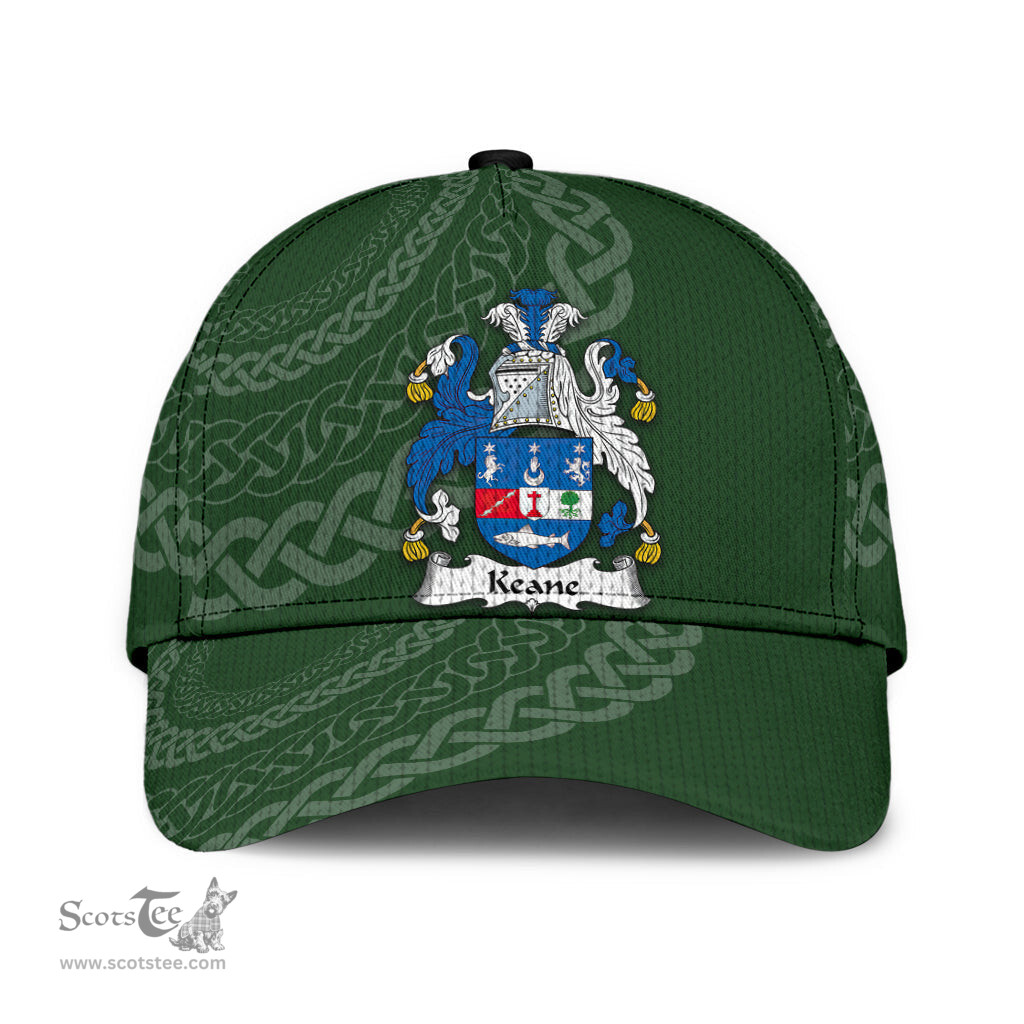 Irish Keane Coat Of Arms Irisharms - Irish Family Crest St Patrick's Day Irish Cap