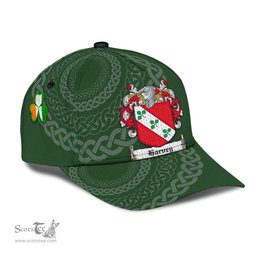 Irish Harvey Coat Of Arms - Irish Family Crest St Patrick's Day Irish Cap