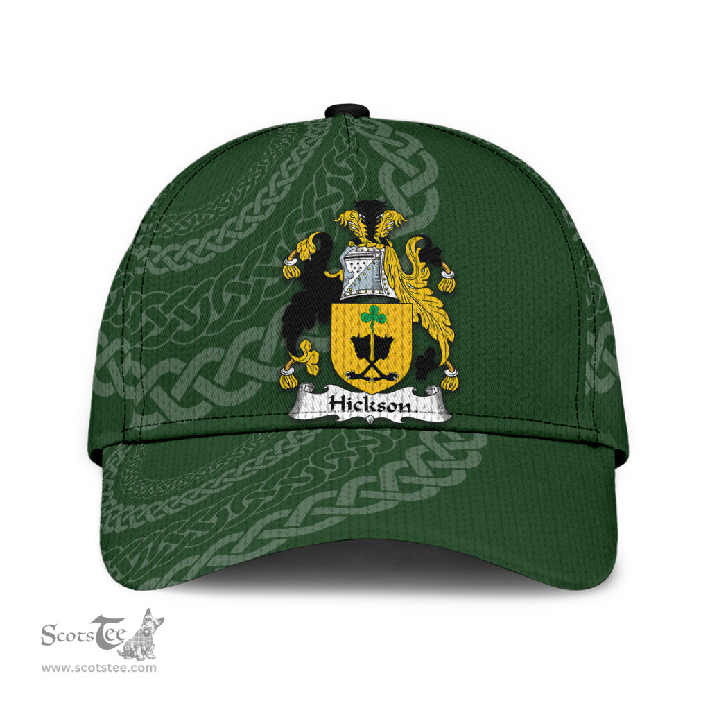 Irish Hickson Coat Of Arms II Kerry Irelandarms - Irish Family Crest St Patrick's Day Irish Cap