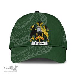 Irish Hopkins Coat Of Arms - Irish Family Crest St Patrick's Day Irish Cap