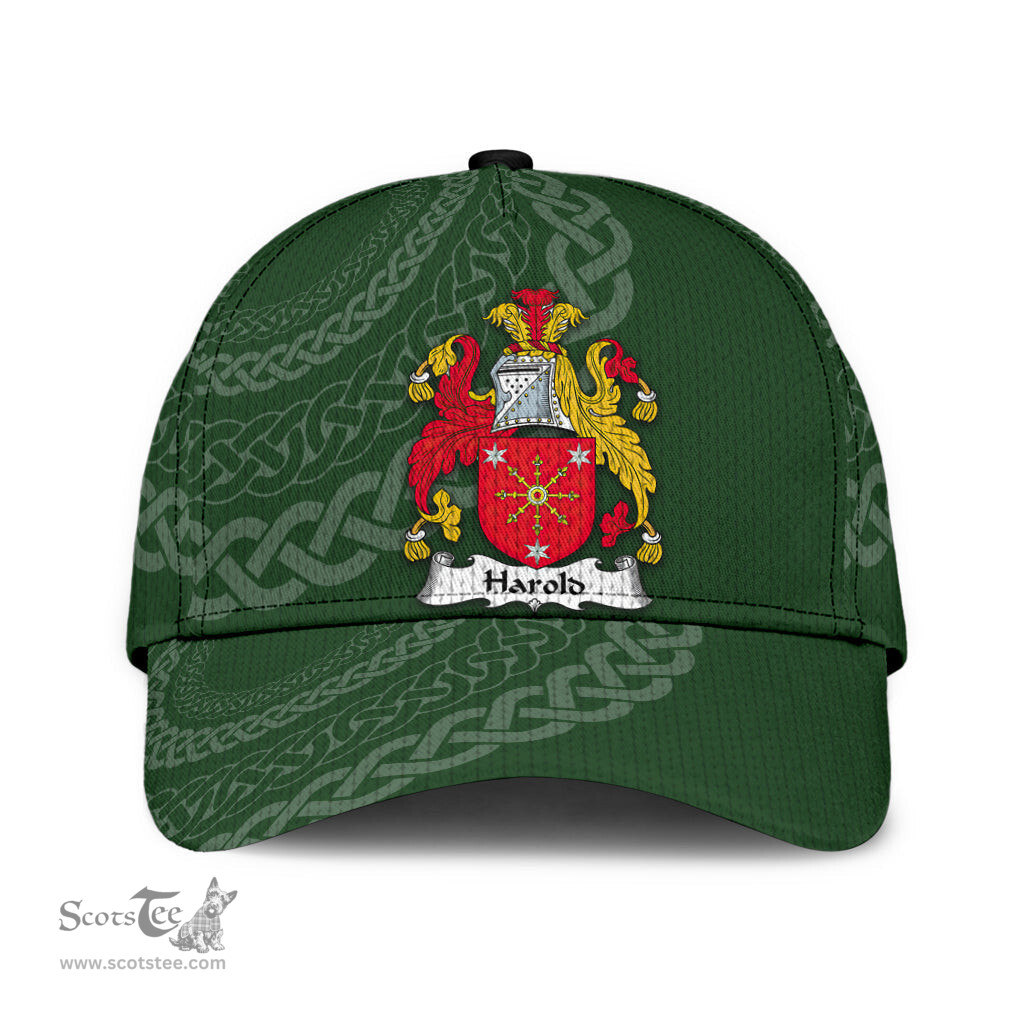 Irish Harold Coat Of Arms - Irish Family Crest St Patrick's Day Irish Cap