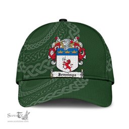 Irish Jennings Coat Of Arms - Irish Family Crest St Patrick's Day Irish Cap