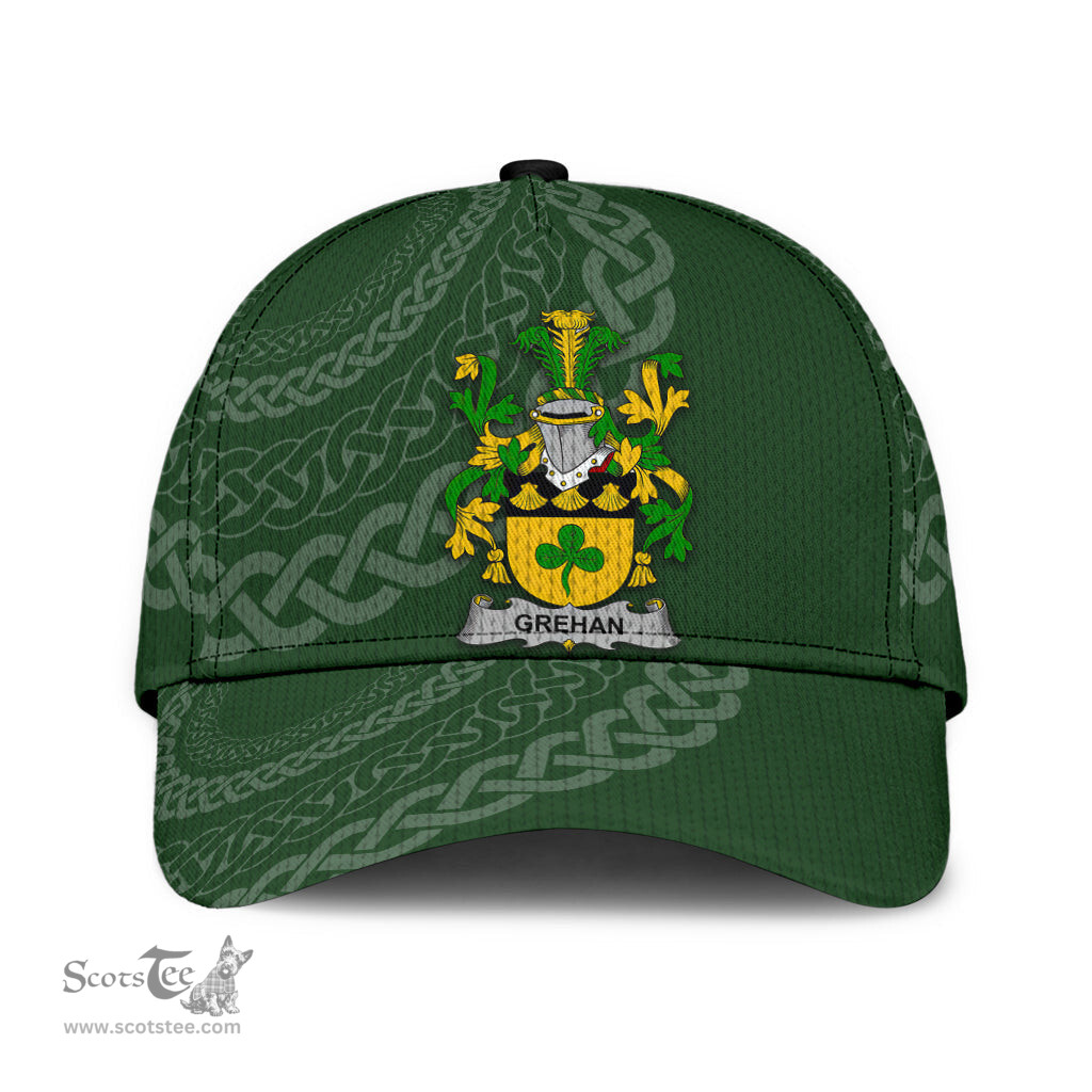 Irish Grehan Coat Of Arms - Irish Family Crest St Patrick's Day Irish Cap