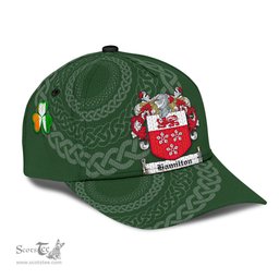 Irish Hamilton Coat Of Arms - Irish Family Crest St Patrick's Day Irish Cap