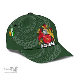 Irish Harrell Coat Of Arms - Irish Family Crest St Patrick's Day Irish Cap
