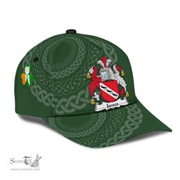 Irish Janes Coat Of Arms - Irish Family Crest St Patrick's Day Irish Cap