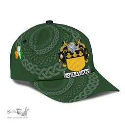 Irish Grahan Coat Of Arms - Irish Family Crest St Patrick's Day Irish Cap