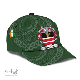 Irish Harrison Coat Of Arms - Irish Family Crest St Patrick's Day Irish Cap