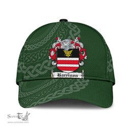 Irish Harrison Coat Of Arms - Irish Family Crest St Patrick's Day Irish Cap