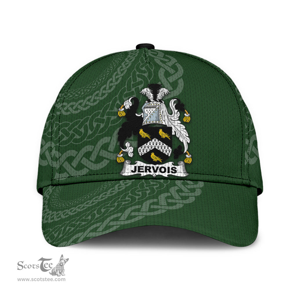 Irish Jervois Coat Of Arms II Irisharms - Irish Family Crest St Patrick's Day Irish Cap