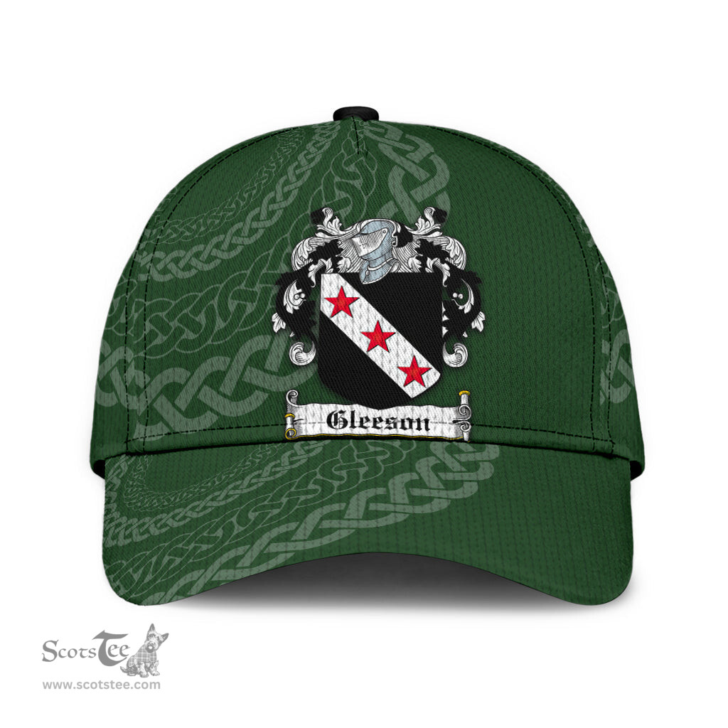 Irish Gleeson Coat Of Arms - Irish Family Crest St Patrick's Day Irish Cap