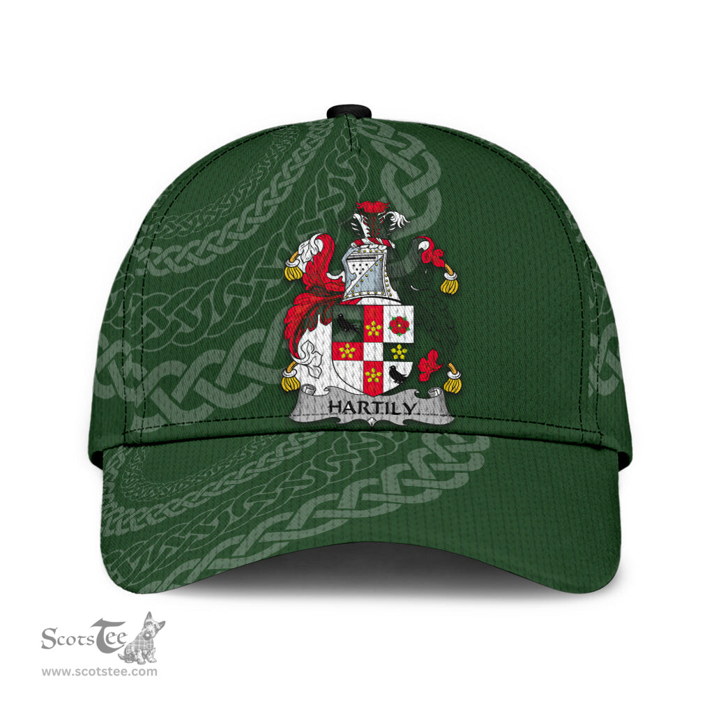 Irish Hartily Coat Of Arms - Irish Family Crest St Patrick's Day Irish Cap