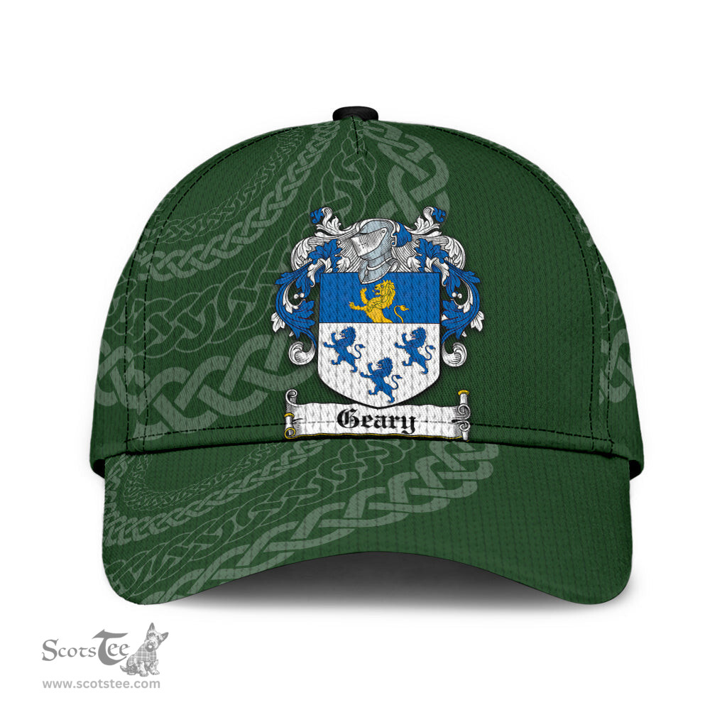 Irish Geary Coat Of Arms - Irish Family Crest St Patrick's Day Irish Cap