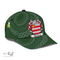 Irish Hussey Coat Of Arms - Irish Family Crest St Patrick's Day Irish Cap