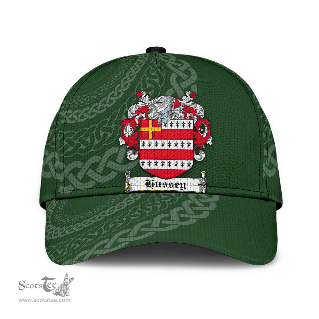 Irish Hussey Coat Of Arms - Irish Family Crest St Patrick's Day Irish Cap
