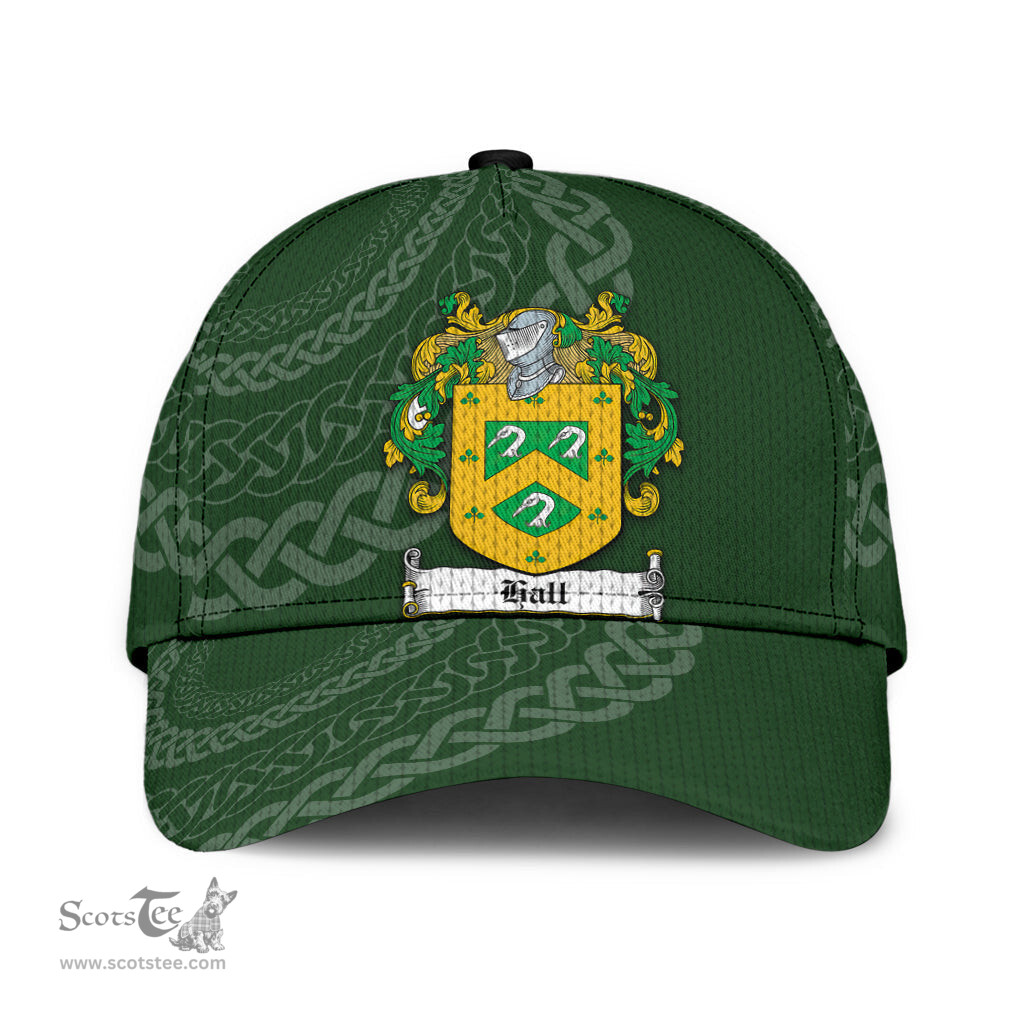 Irish Hall Coat Of Arms - Irish Family Crest St Patrick's Day Irish Cap