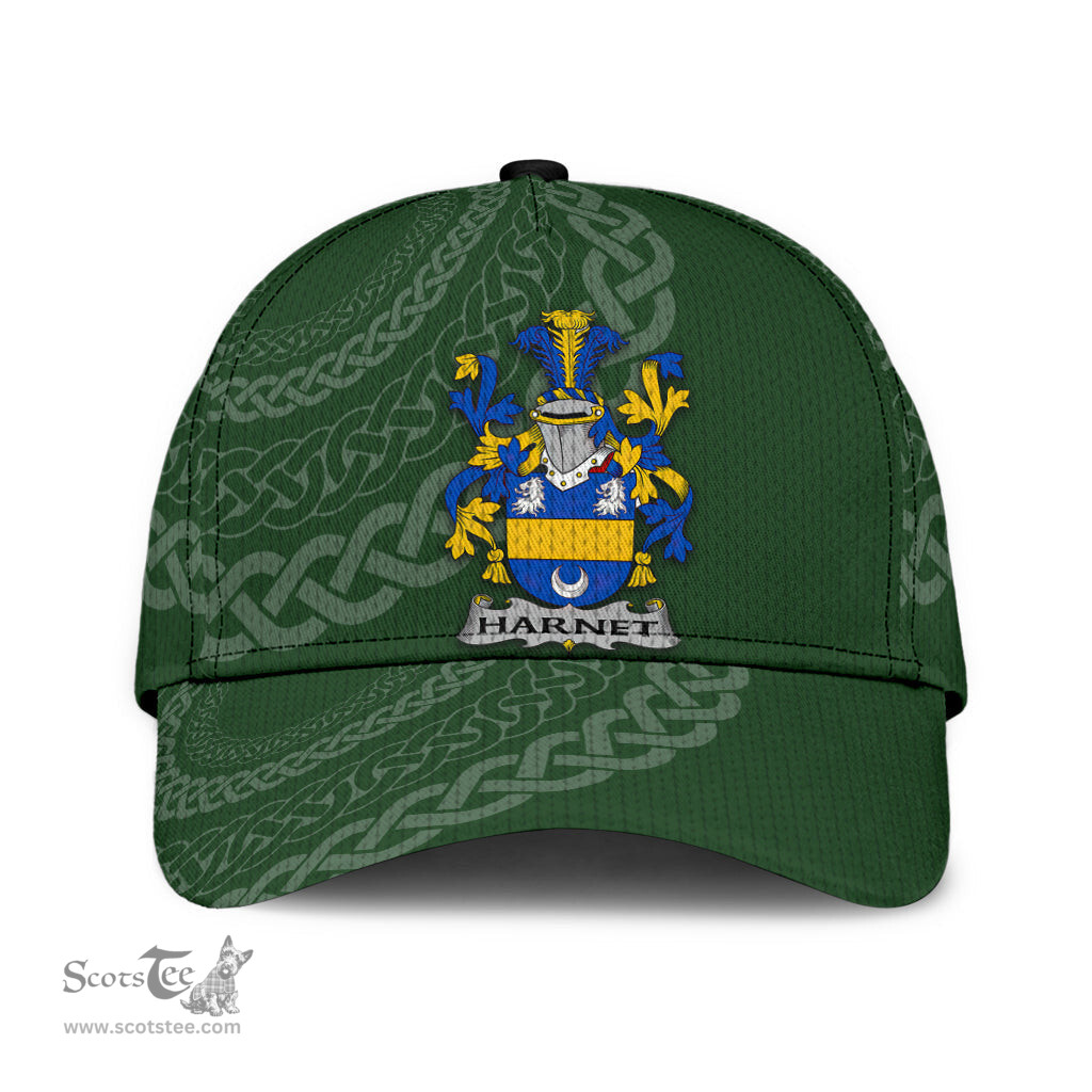Irish Hartnet Coat Of Arms - Irish Family Crest St Patrick's Day Irish Cap