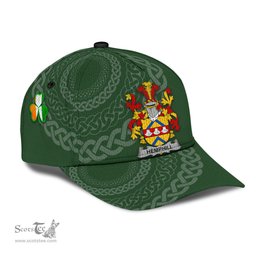 Irish Hemphill Coat Of Arms - Irish Family Crest St Patrick's Day Irish Cap