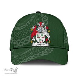 Irish Hunter Coat Of Arms - Irish Family Crest St Patrick's Day Irish Cap