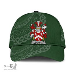 Irish Hewitt Coat Of Arms - Irish Family Crest St Patrick's Day Irish Cap
