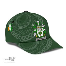 Irish Flanagan Coat Of Arms - Irish Family Crest St Patrick's Day Irish Cap