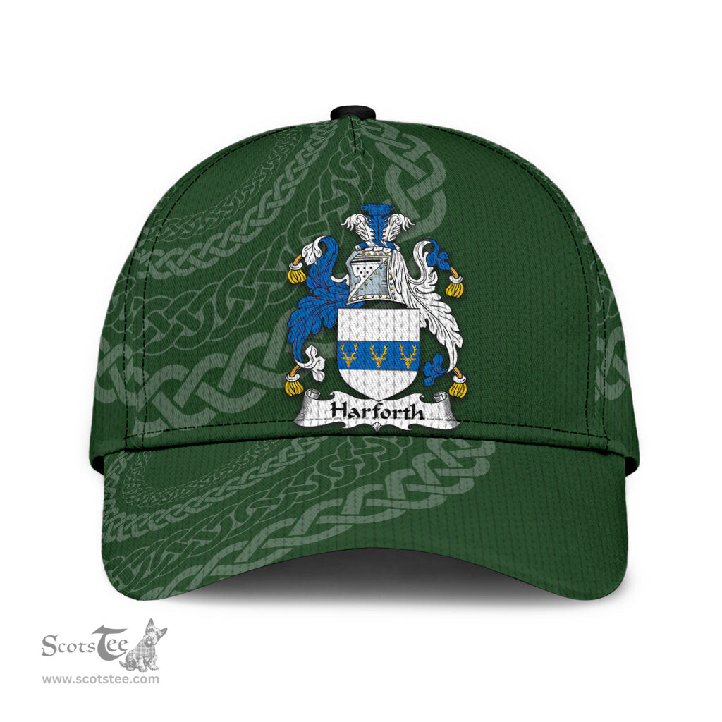 Irish Harforth Coat Of Arms - Irish Family Crest St Patrick's Day Irish Cap