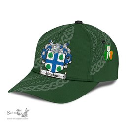 Irish Haslam Coat Of Arms - Irish Family Crest St Patrick's Day Irish Cap