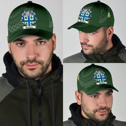 Irish Haslam Coat Of Arms - Irish Family Crest St Patrick's Day Irish Cap