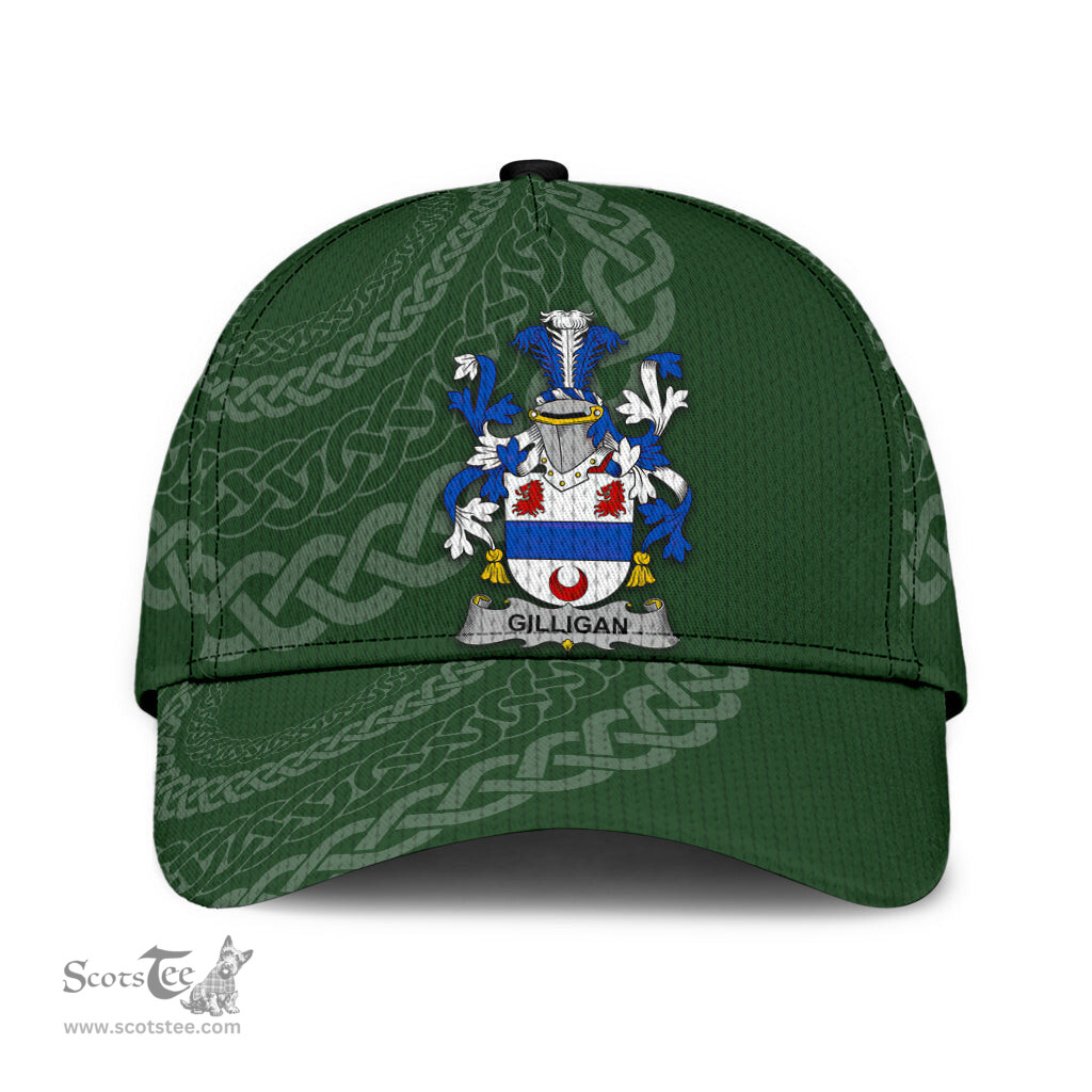 Irish Gilligan Coat Of Arms - Irish Family Crest St Patrick's Day Irish Cap