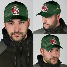 Irish Hewlett Coat Of Arms - Irish Family Crest St Patrick's Day Irish Cap