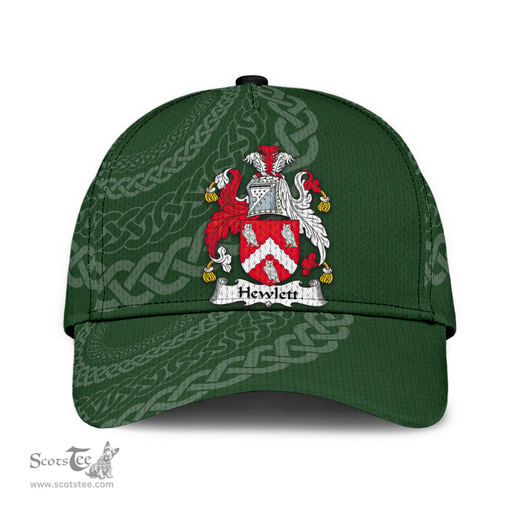 Irish Hewlett Coat Of Arms - Irish Family Crest St Patrick's Day Irish Cap