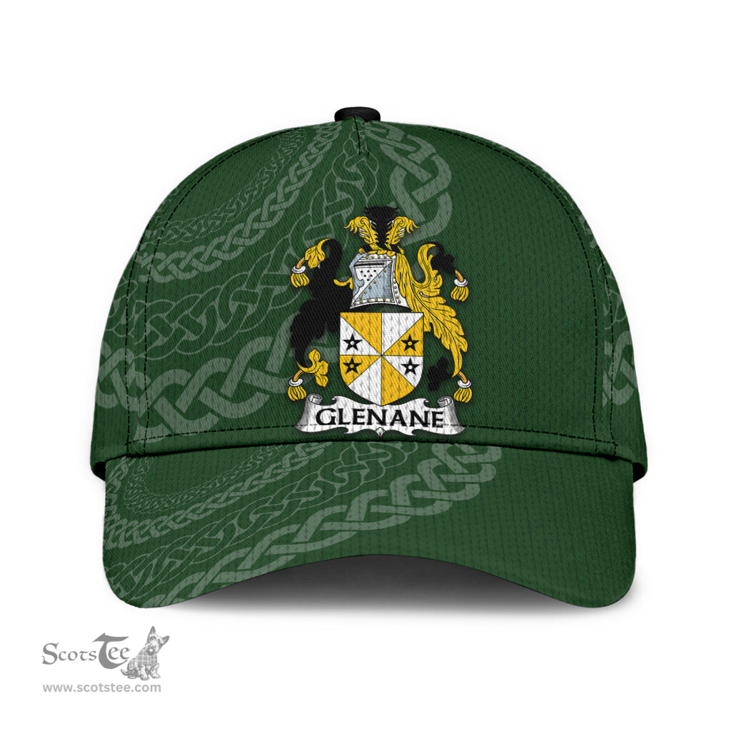 Irish Glenane Coat Of Arms - Irish Family Crest St Patrick's Day Irish Cap