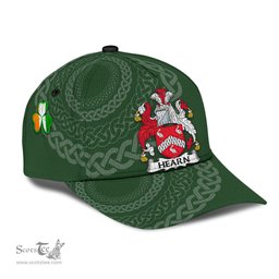 Irish Hearn Coat Of Arms - Irish Family Crest St Patrick's Day Irish Cap