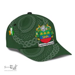 Irish Hefferman Coat Of Arms - Irish Family Crest St Patrick's Day Irish Cap