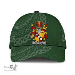 Irish Hannon Coat Of Arms - Irish Family Crest St Patrick's Day Irish Cap