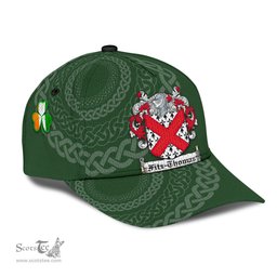 Irish Fitzthomas Coat Of Arms - Irish Family Crest St Patrick's Day Irish Cap
