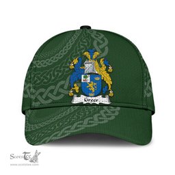 Irish Greer Coat Of Arms - Irish Family Crest St Patrick's Day Irish Cap