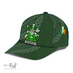 Irish Hennessy Coat Of Arms - Irish Family Crest St Patrick's Day Irish Cap