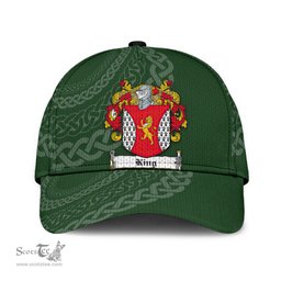 Irish King Coat Of Arms - Irish Family Crest St Patrick's Day Irish Cap