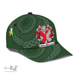 Irish Fitzstevens Coat Of Arms - Irish Family Crest St Patrick's Day Irish Cap