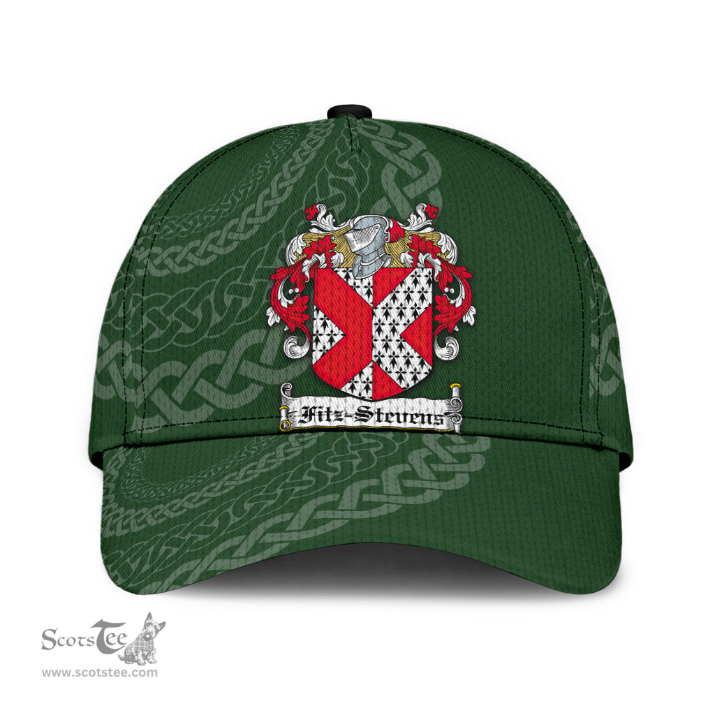 Irish Fitzstevens Coat Of Arms - Irish Family Crest St Patrick's Day Irish Cap