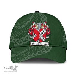 Irish Fitzstevens Coat Of Arms - Irish Family Crest St Patrick's Day Irish Cap