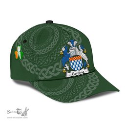 Irish Fleming Coat Of Arms - Irish Family Crest St Patrick's Day Irish Cap