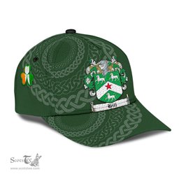 Irish Hill Coat Of Arms - Irish Family Crest St Patrick's Day Irish Cap