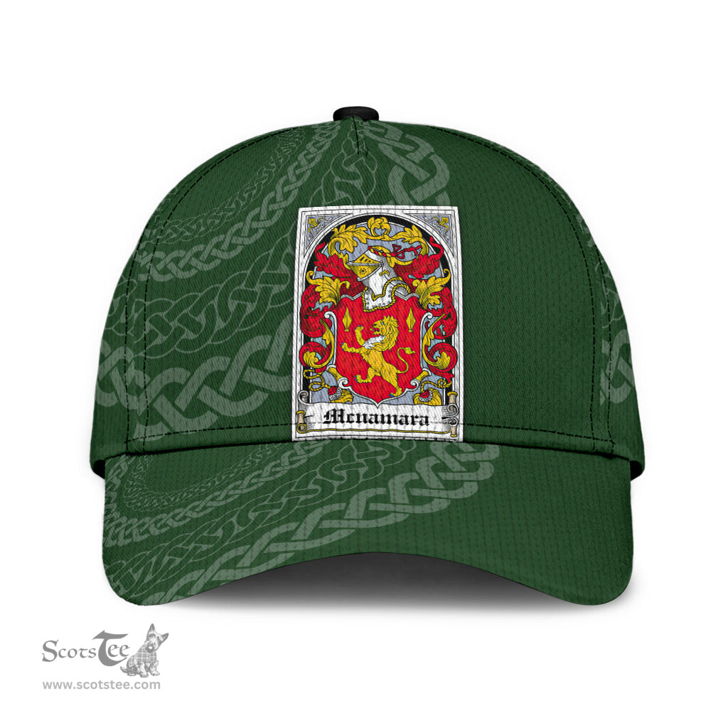 Irish Mcnamara Coat Of Arms - Irish Family Crest St Patrick's Day Irish Cap