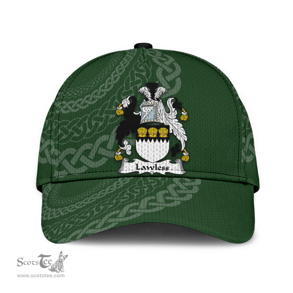 Irish Lawless Coat Of Arms - Irish Family Crest St Patrick's Day Irish Cap