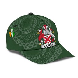 Irish Napper Coat Of Arms - Irish Family Crest St Patrick's Day Irish Cap