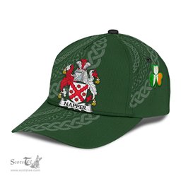 Irish Napper Coat Of Arms - Irish Family Crest St Patrick's Day Irish Cap