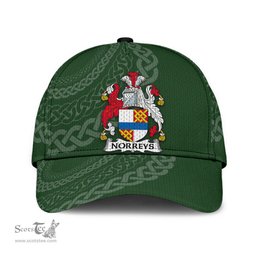Irish Norreys Coat Of Arms - Irish Family Crest St Patrick's Day Irish Cap