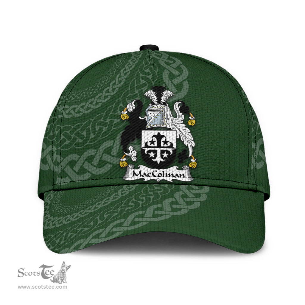Irish Maccolman Coat Of Arms - Irish Family Crest St Patrick's Day Irish Cap